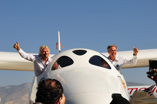 Illustration for article titled First Virgin Galactic White Knight II Photos